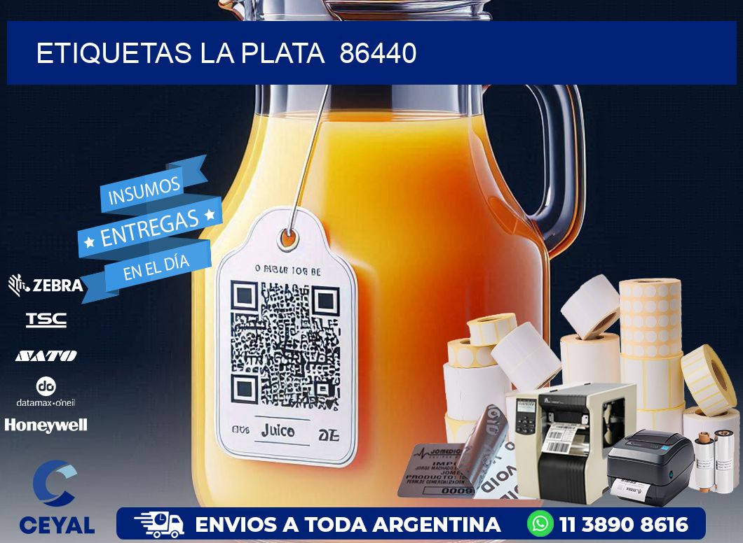 ETIQUETAS LA PLATA 86440