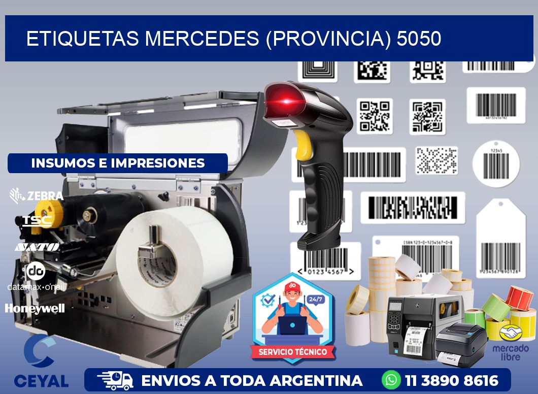 ETIQUETAS MERCEDES (PROVINCIA) 5050
