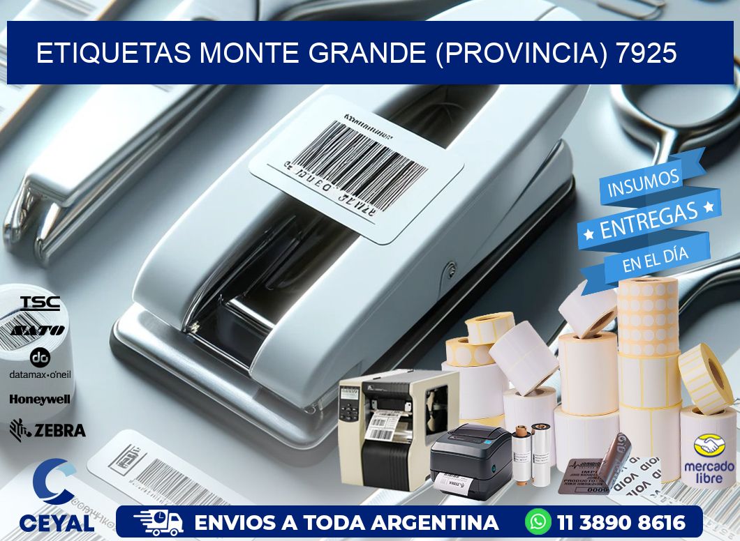 ETIQUETAS MONTE GRANDE (PROVINCIA) 7925