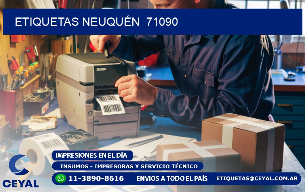 ETIQUETAS NEUQUÉN 71090