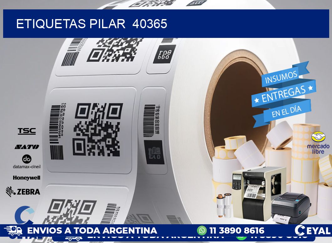 ETIQUETAS PILAR  40365