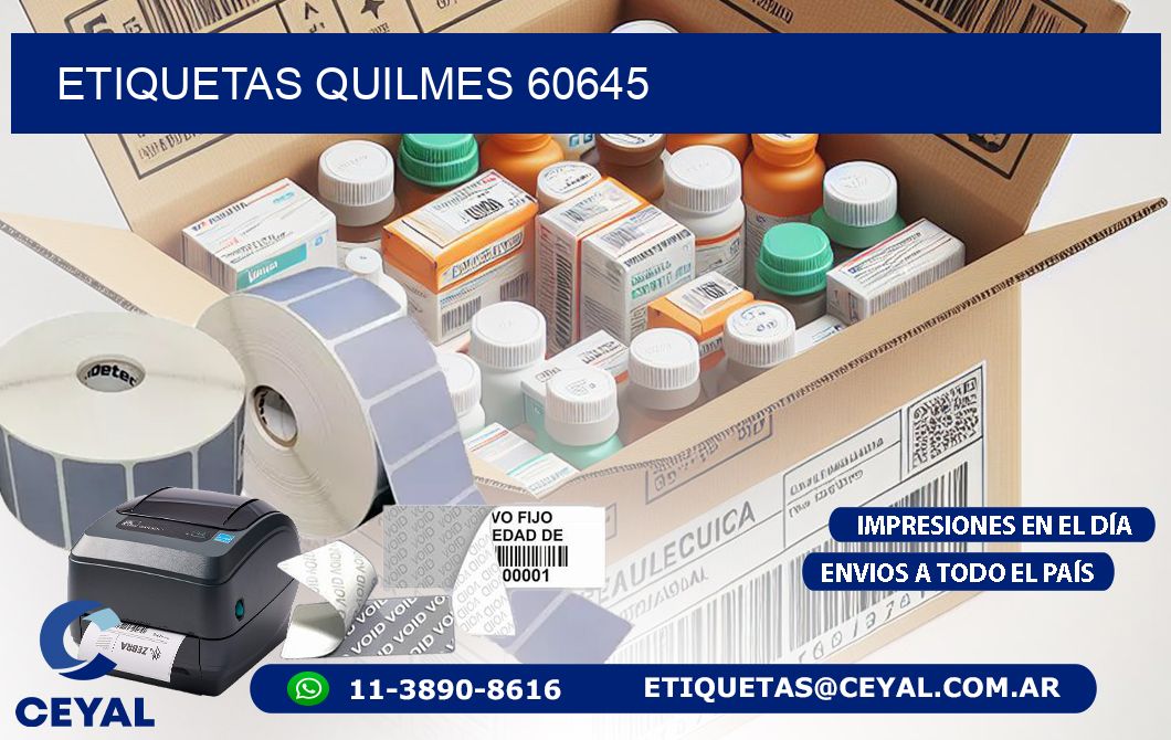 ETIQUETAS QUILMES 60645