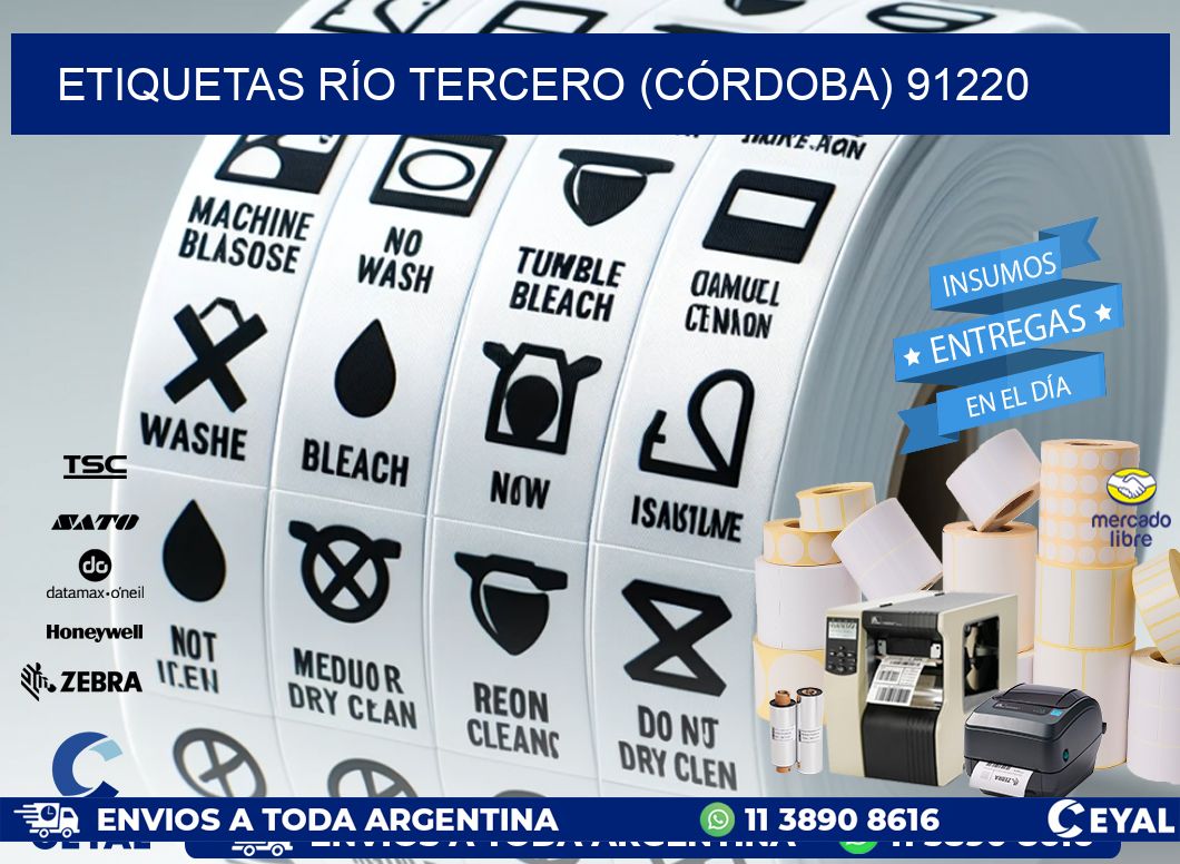 ETIQUETAS RÍO TERCERO (CÓRDOBA) 91220