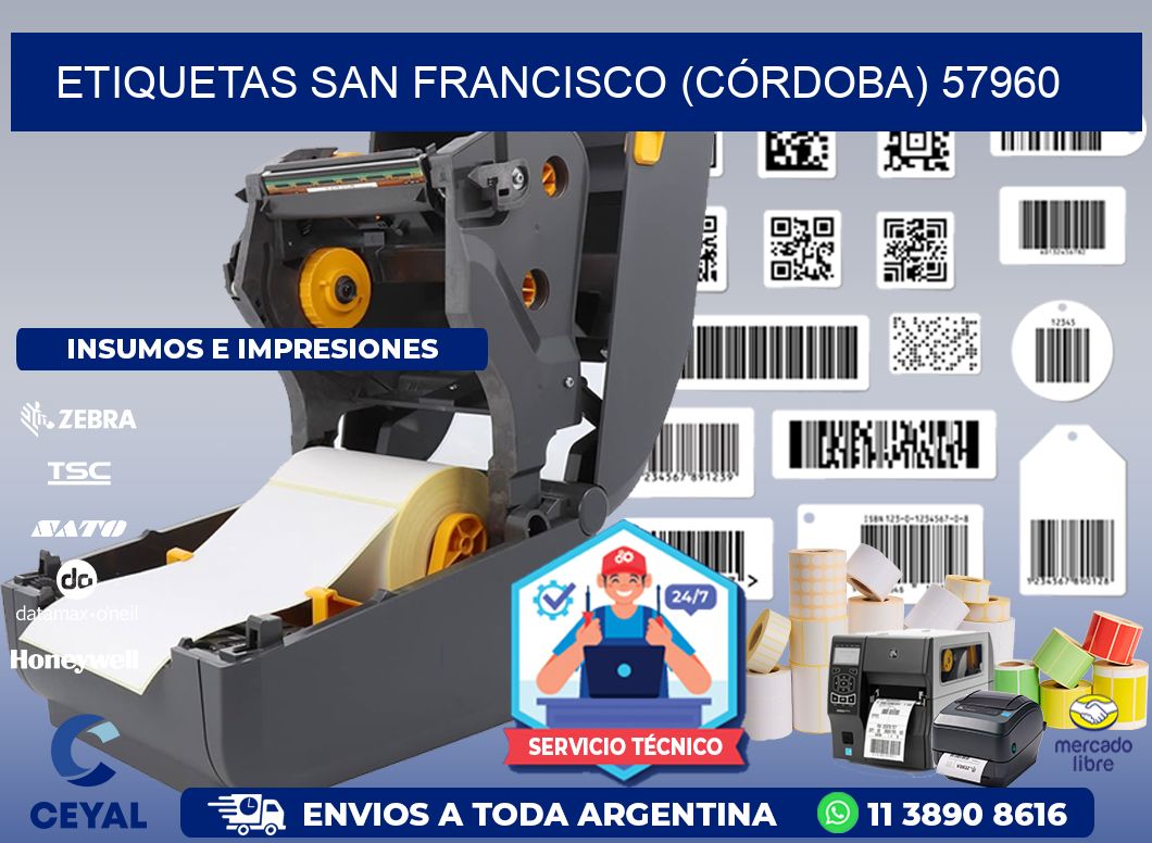 ETIQUETAS SAN FRANCISCO (CÓRDOBA) 57960