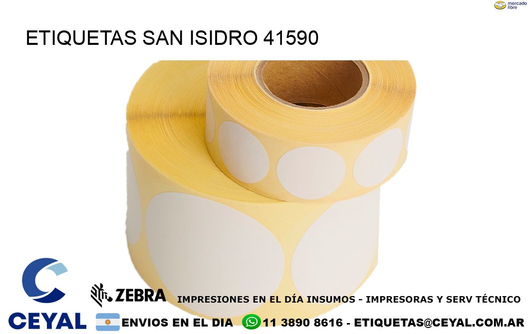 ETIQUETAS SAN ISIDRO 41590
