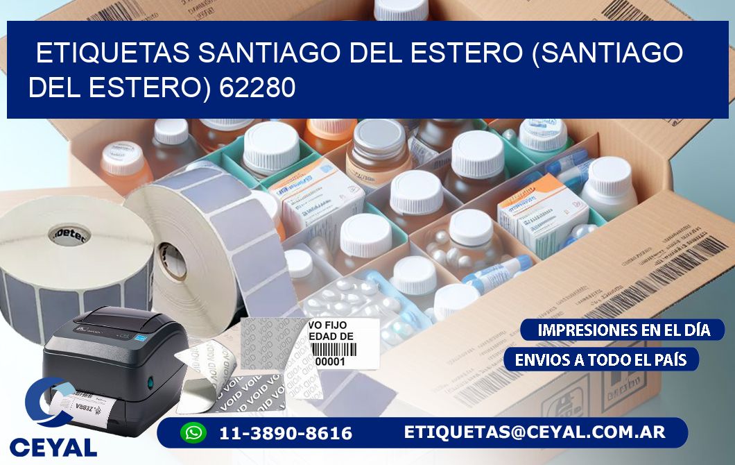 ETIQUETAS SANTIAGO DEL ESTERO (SANTIAGO DEL ESTERO) 62280