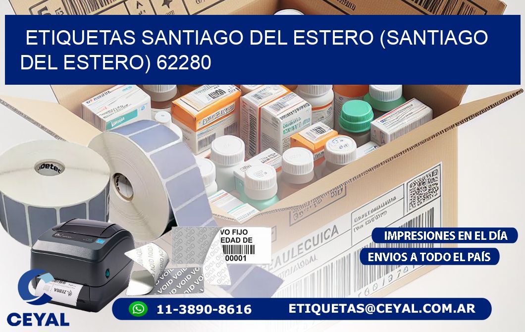 ETIQUETAS SANTIAGO DEL ESTERO (SANTIAGO DEL ESTERO) 62280