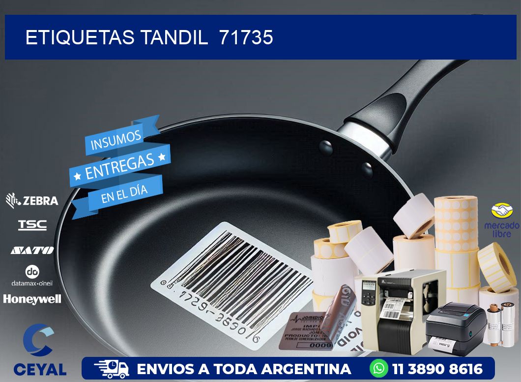 ETIQUETAS TANDIL  71735