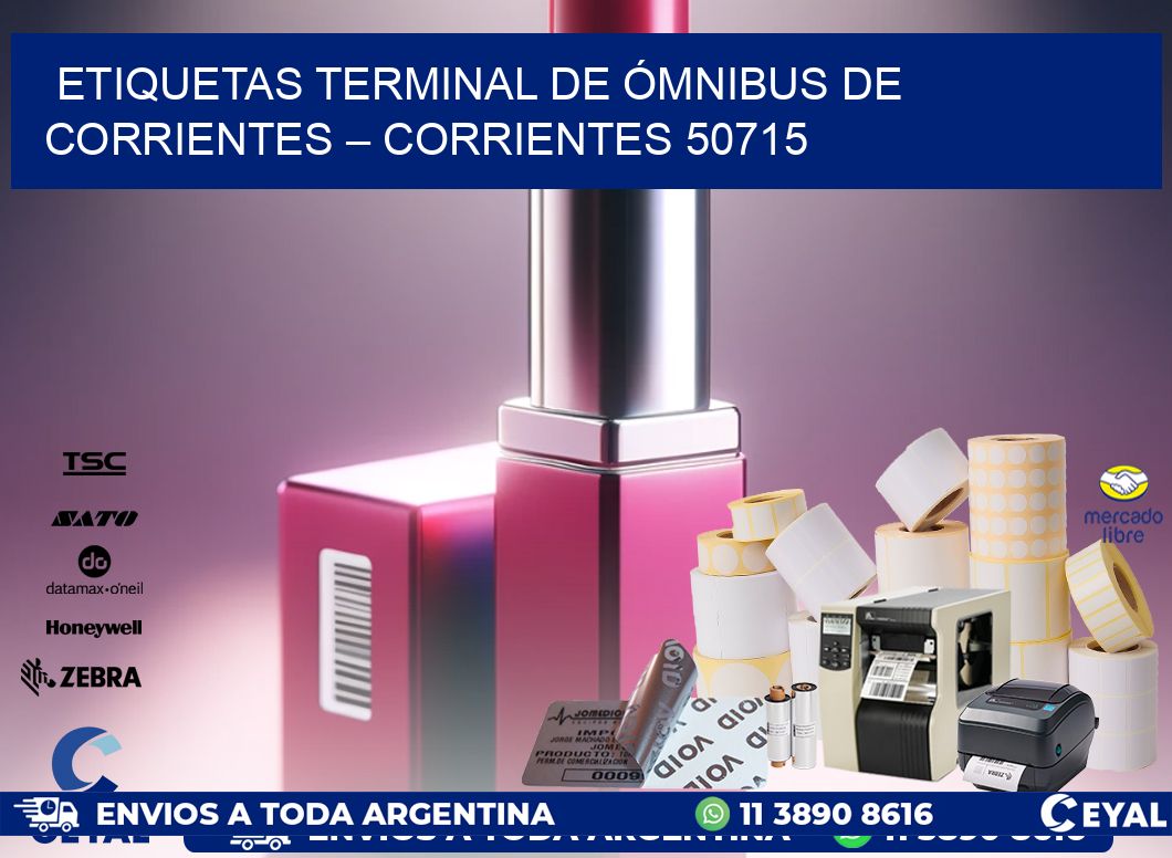 ETIQUETAS TERMINAL DE ÓMNIBUS DE CORRIENTES – CORRIENTES 50715