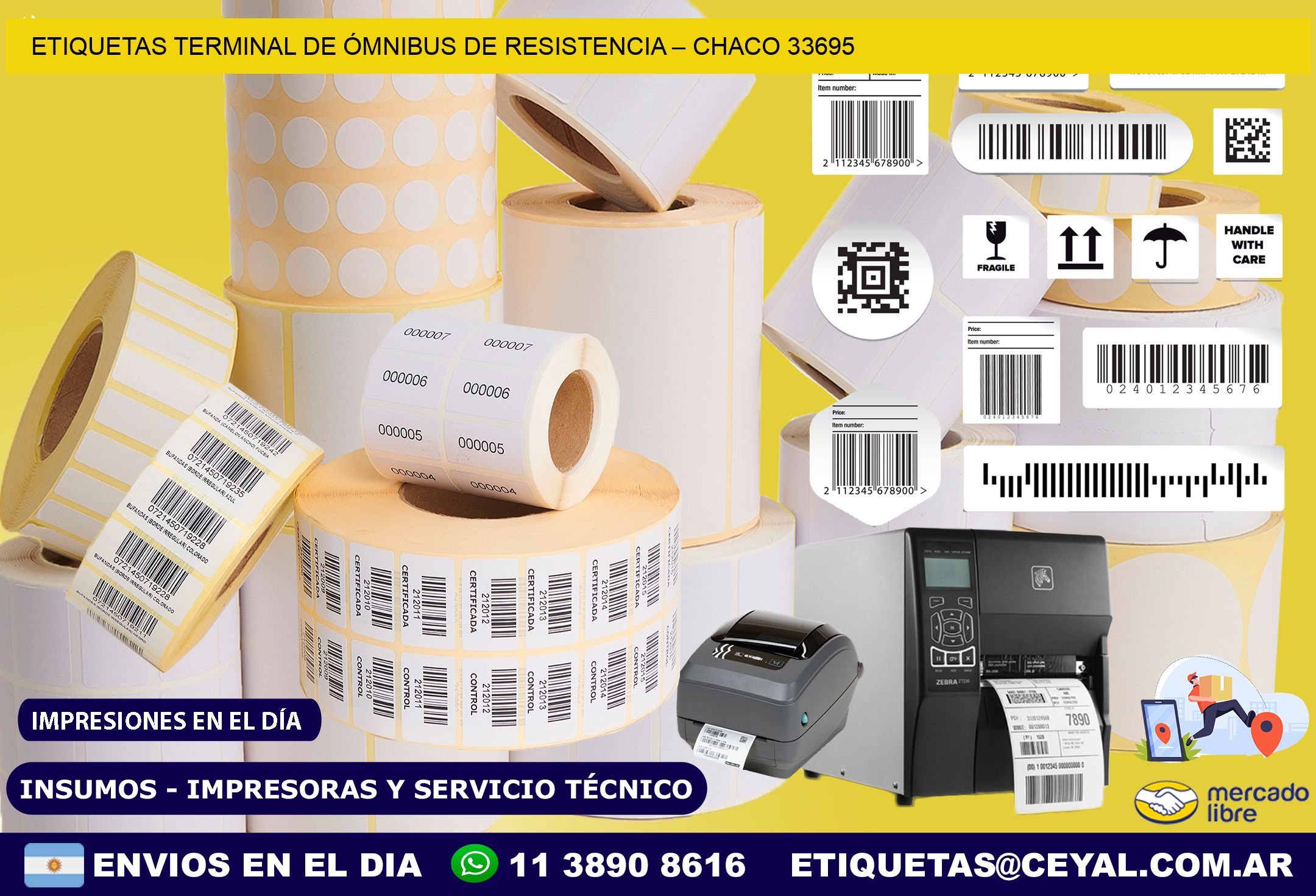 ETIQUETAS TERMINAL DE ÓMNIBUS DE RESISTENCIA – CHACO 33695
