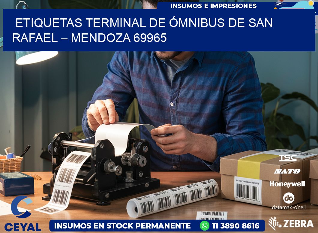 ETIQUETAS TERMINAL DE ÓMNIBUS DE SAN RAFAEL – MENDOZA 69965