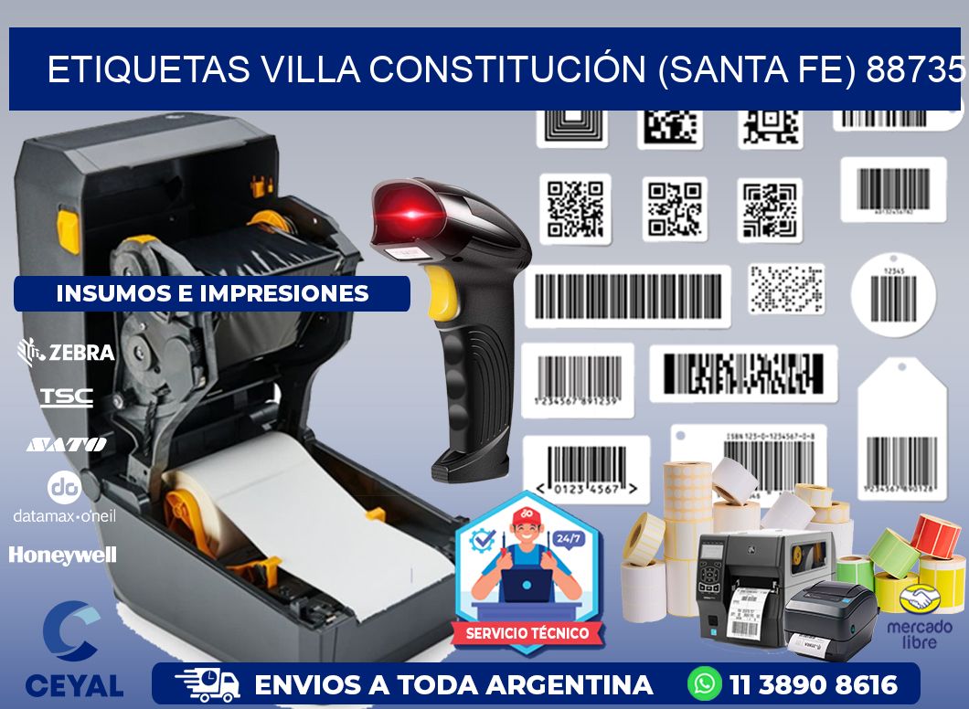 ETIQUETAS VILLA CONSTITUCIÓN (SANTA FE) 88735