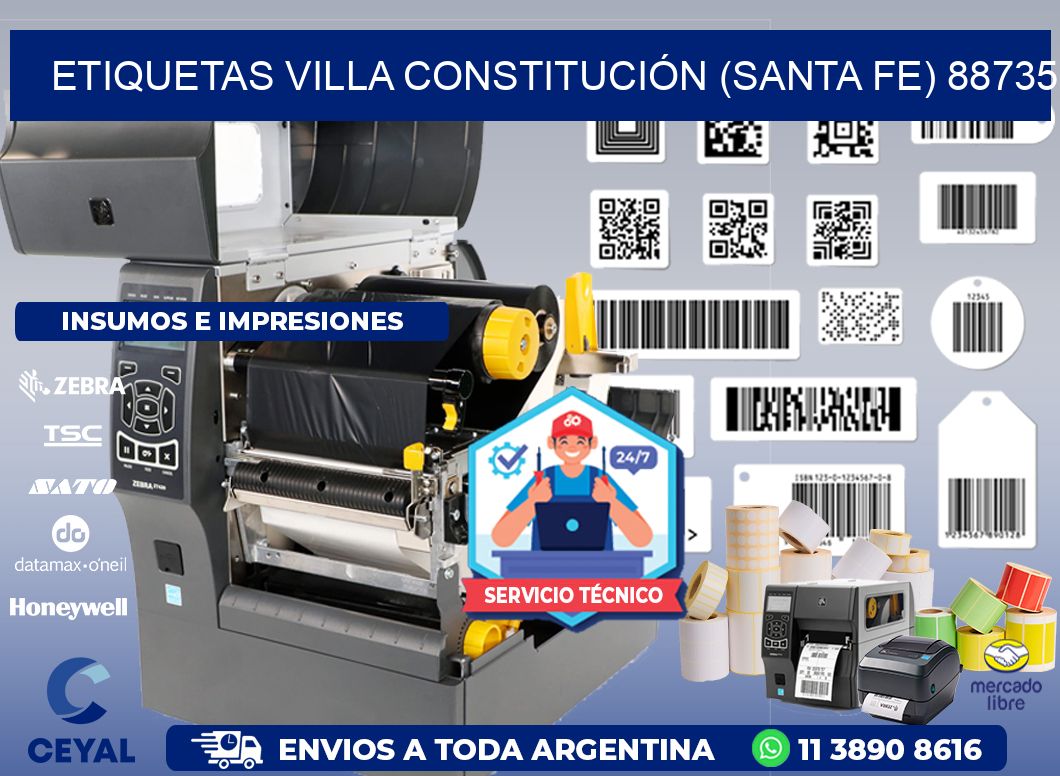 ETIQUETAS VILLA CONSTITUCIÓN (SANTA FE) 88735
