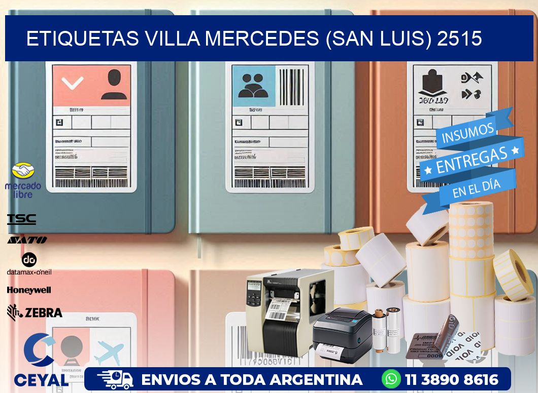 ETIQUETAS VILLA MERCEDES (SAN LUIS) 2515