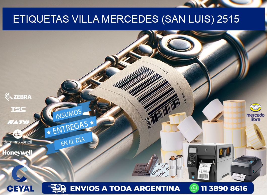 ETIQUETAS VILLA MERCEDES (SAN LUIS) 2515