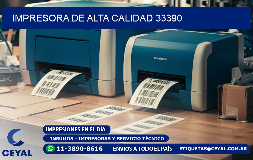 IMPRESORA DE ALTA CALIDAD 33390