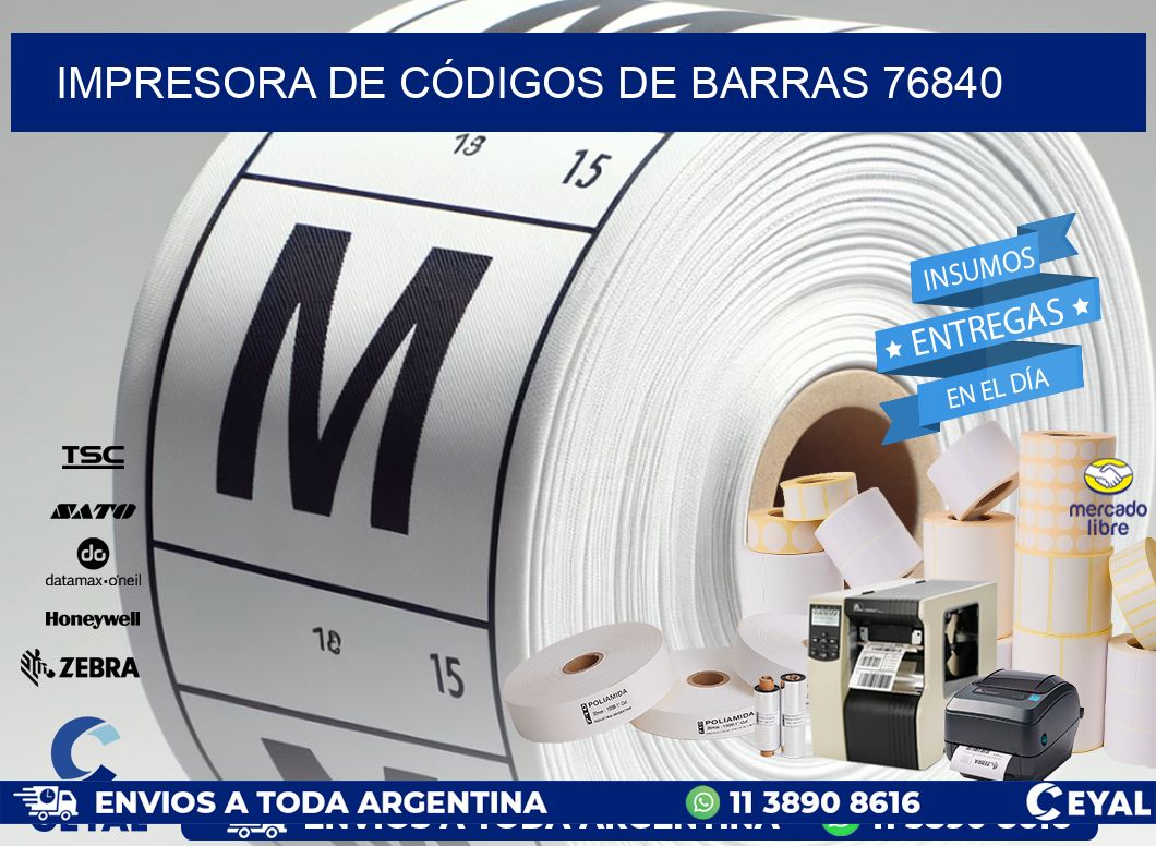 IMPRESORA DE CÓDIGOS DE BARRAS 76840
