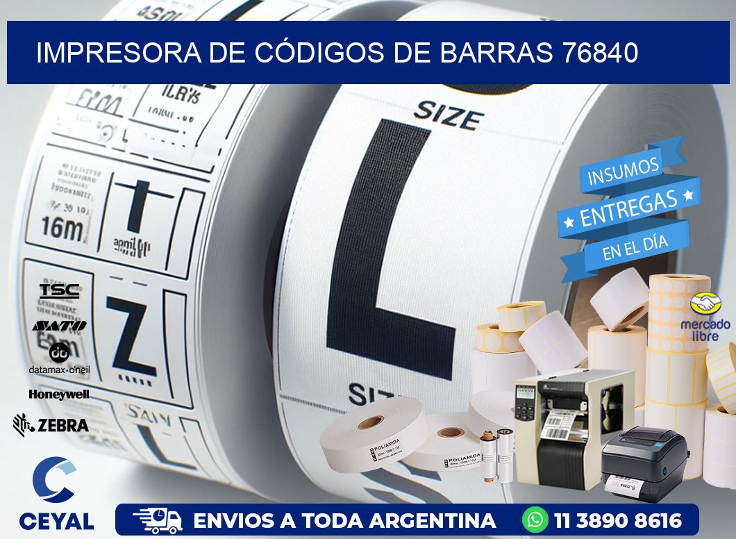 IMPRESORA DE CÓDIGOS DE BARRAS 76840
