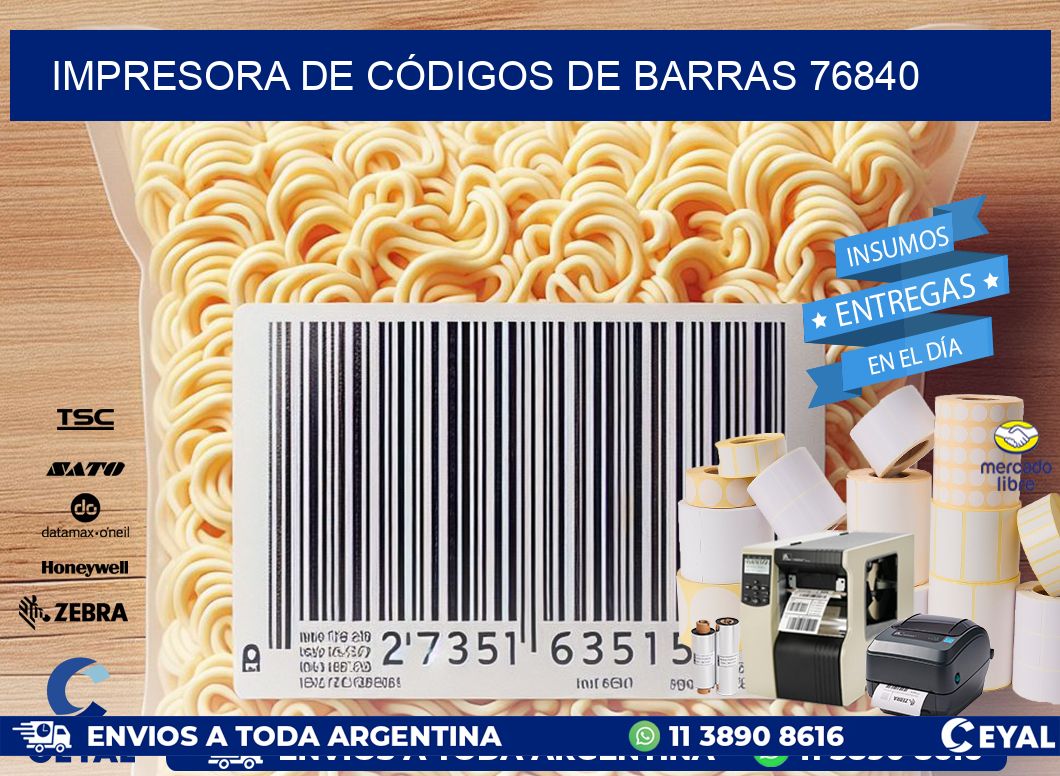 IMPRESORA DE CÓDIGOS DE BARRAS 76840