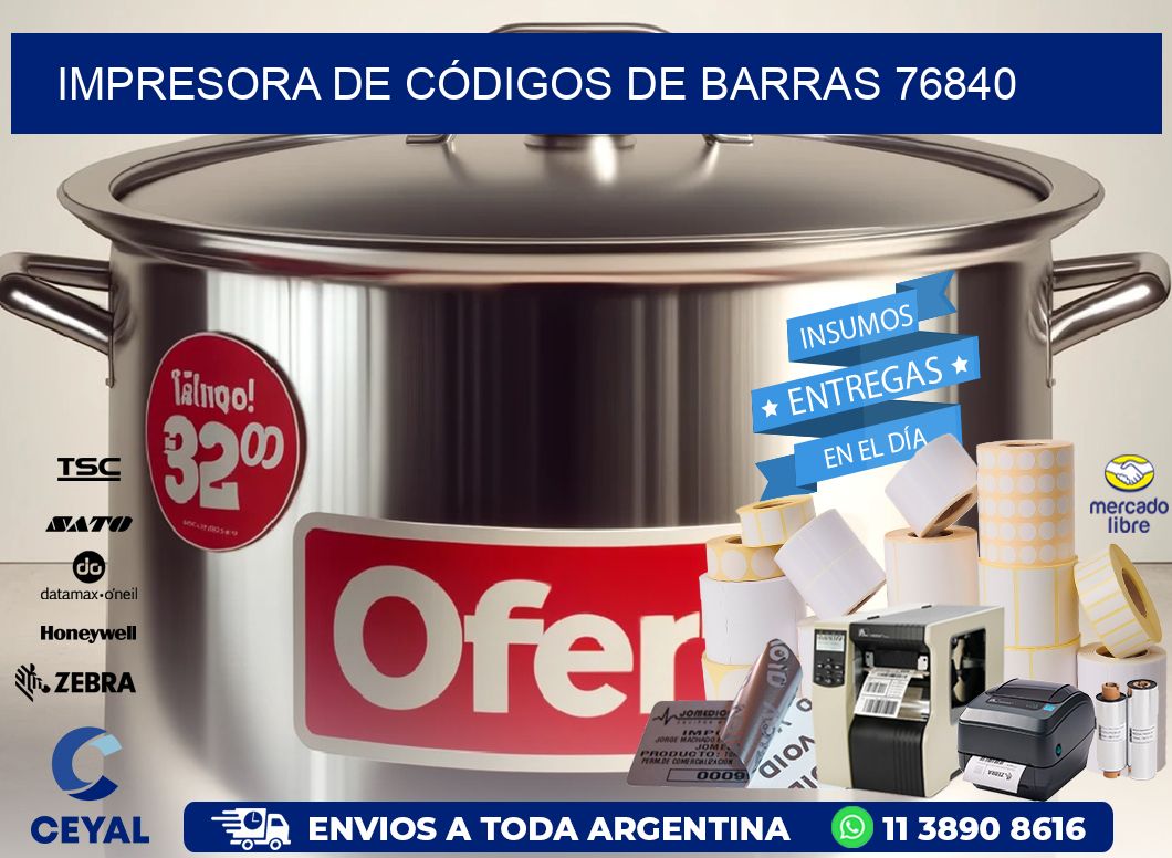 IMPRESORA DE CÓDIGOS DE BARRAS 76840