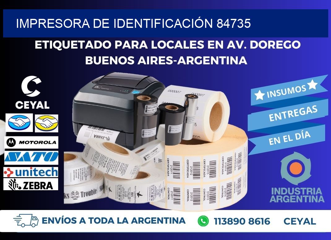 IMPRESORA DE IDENTIFICACIÓN 84735