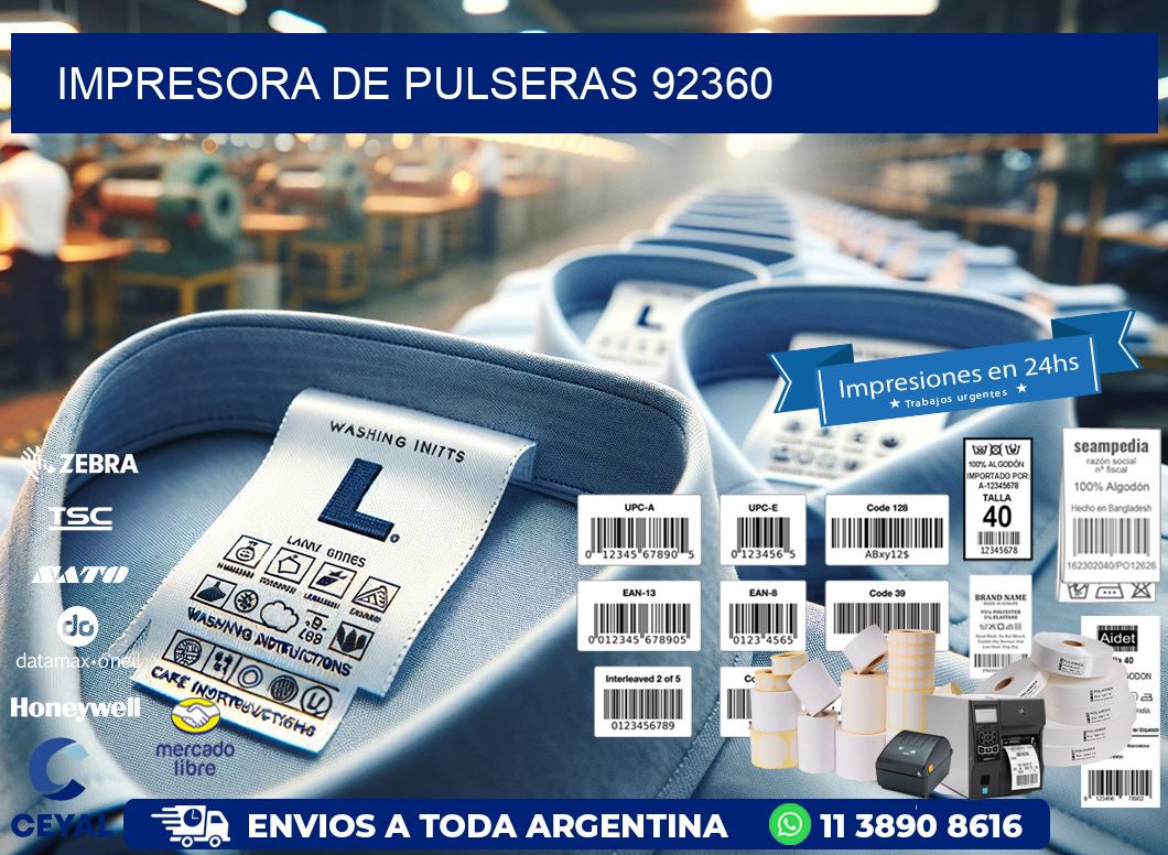 IMPRESORA DE PULSERAS 92360