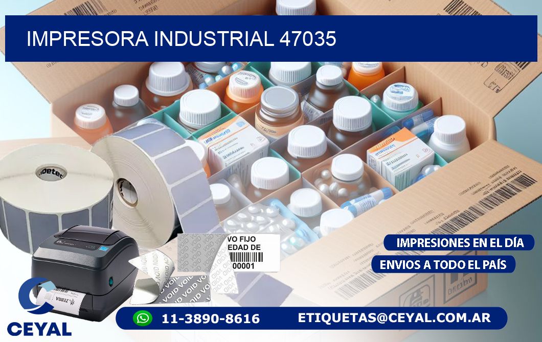 IMPRESORA INDUSTRIAL 47035