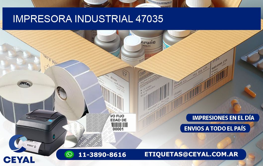 IMPRESORA INDUSTRIAL 47035