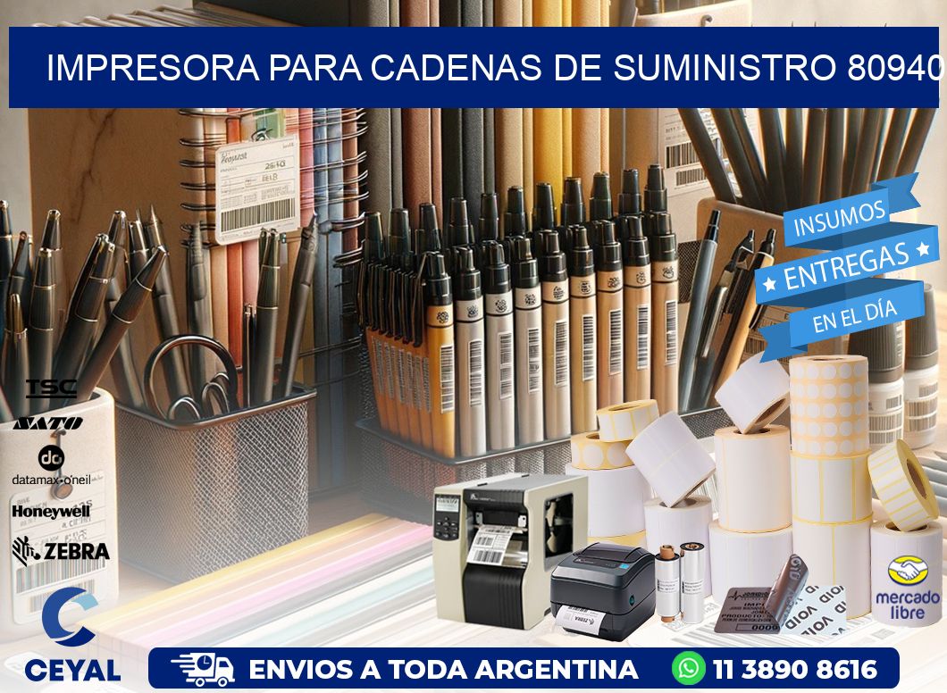 IMPRESORA PARA CADENAS DE SUMINISTRO 80940