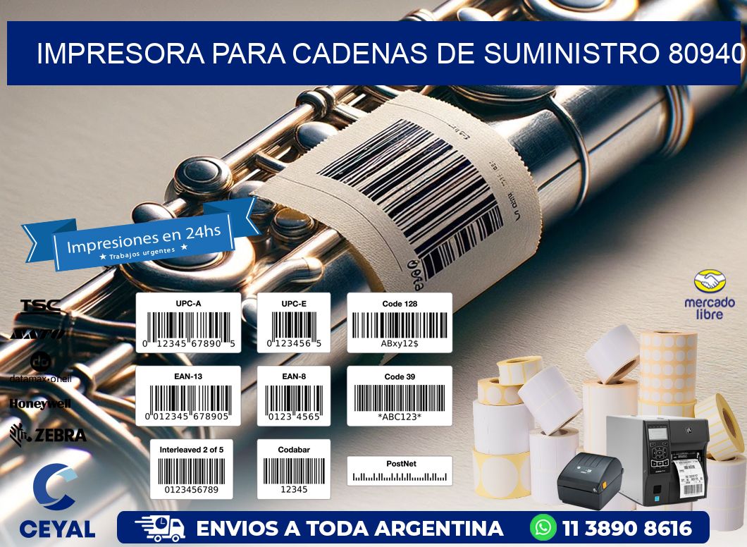 IMPRESORA PARA CADENAS DE SUMINISTRO 80940