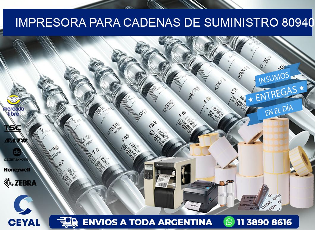 IMPRESORA PARA CADENAS DE SUMINISTRO 80940