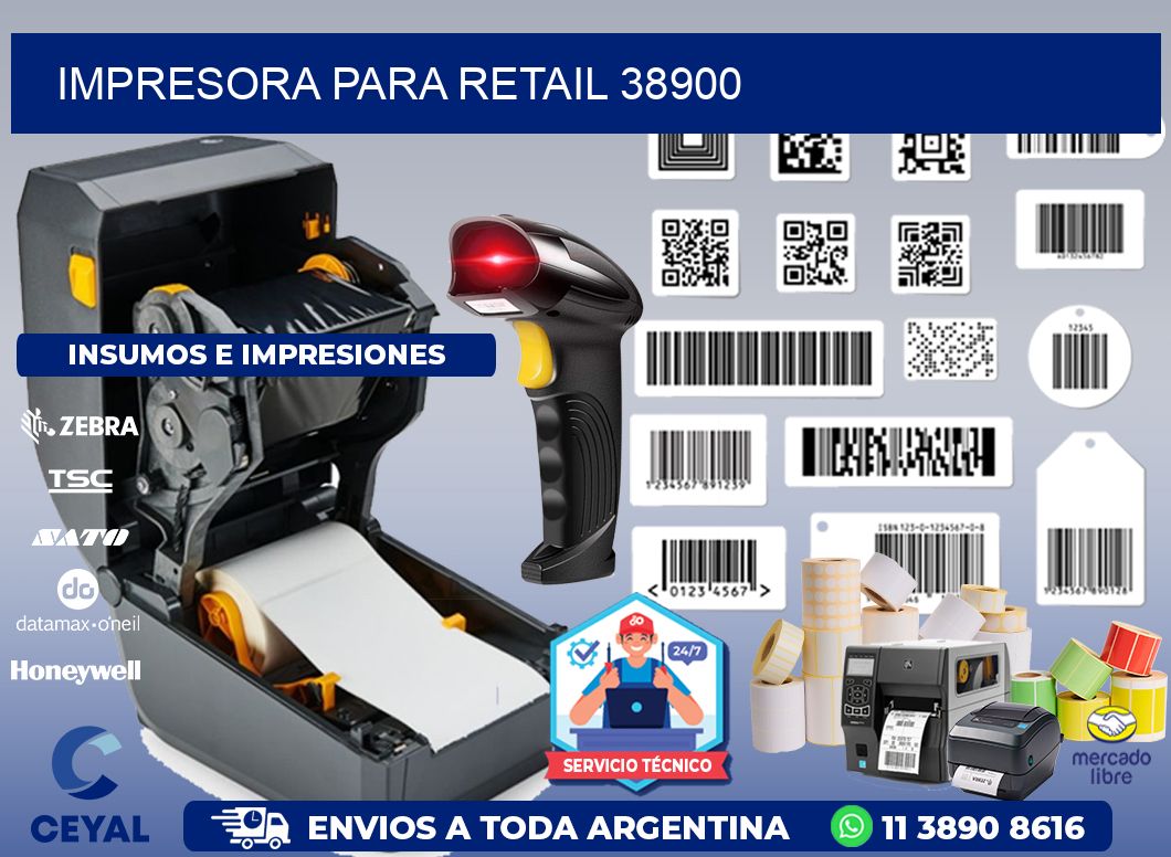 IMPRESORA PARA RETAIL 38900