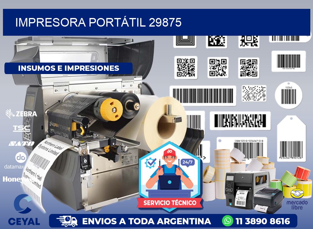 IMPRESORA PORTÁTIL 29875