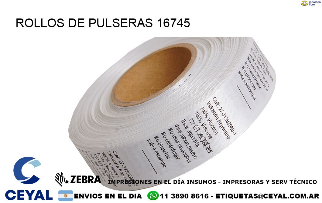 ROLLOS DE PULSERAS 16745