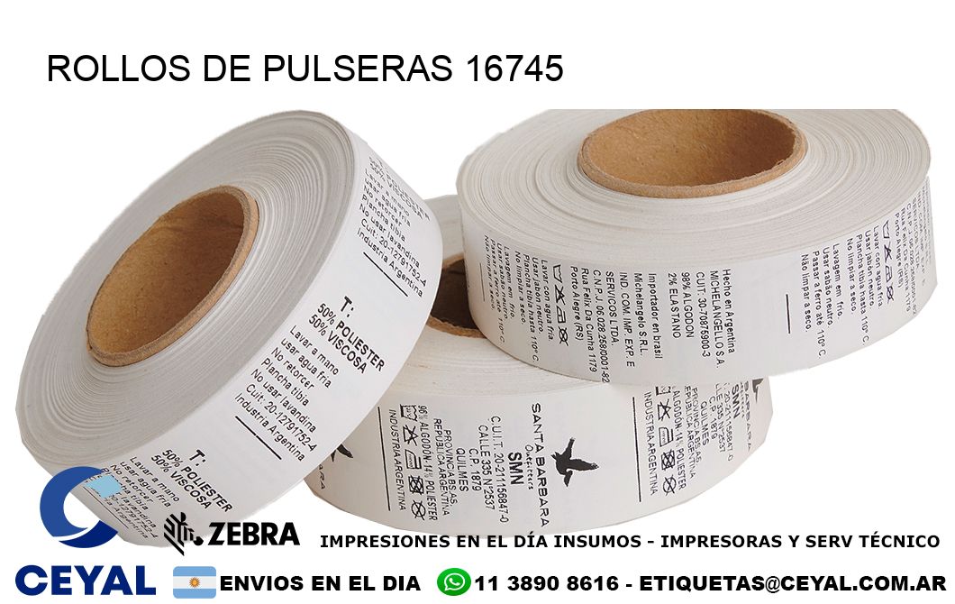 ROLLOS DE PULSERAS 16745