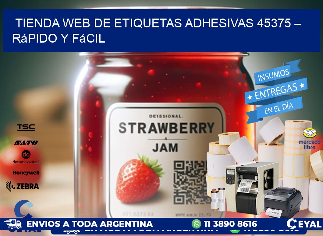 Tienda Web de Etiquetas Adhesivas 45375 – Rápido y Fácil