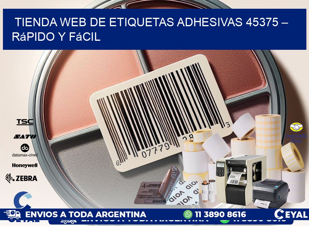 Tienda Web de Etiquetas Adhesivas 45375 – Rápido y Fácil