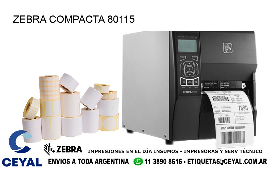 ZEBRA COMPACTA 80115