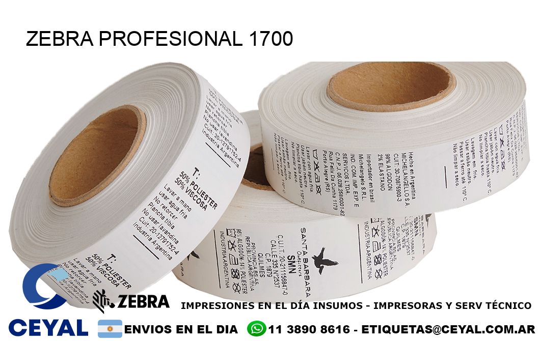ZEBRA PROFESIONAL 1700