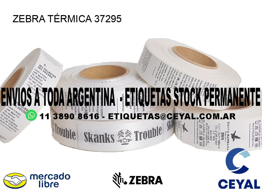ZEBRA TÉRMICA 37295