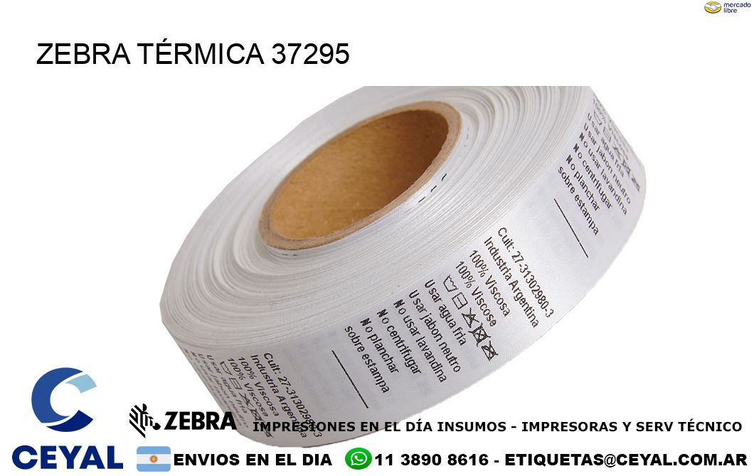 ZEBRA TÉRMICA 37295