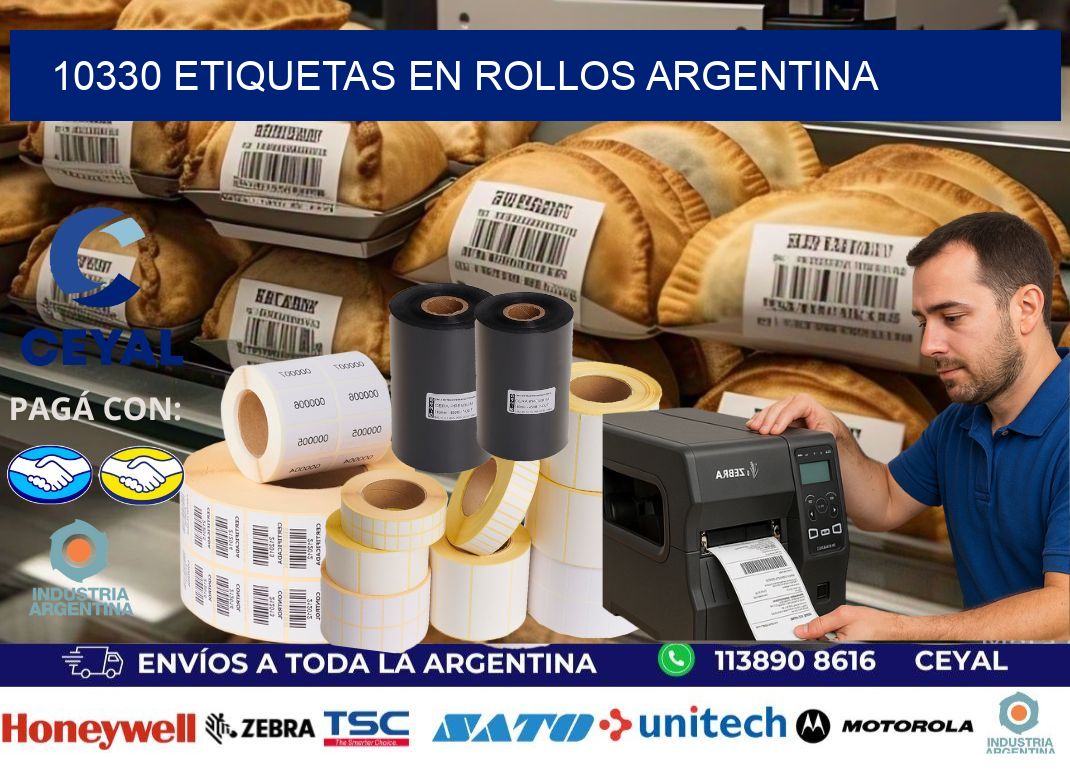 10330 ETIQUETAS EN ROLLOS ARGENTINA