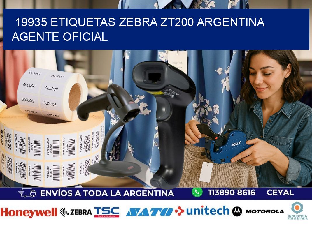 19935 etiquetas zebra zt200 argentina AGENTE OFICIAL
