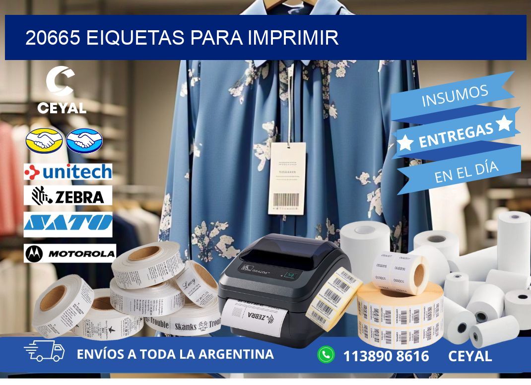 20665 EIQUETAS PARA IMPRIMIR