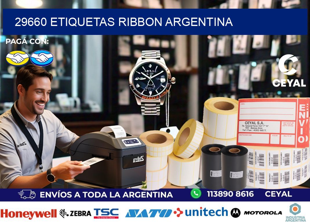 29660 etiquetas ribbon argentina