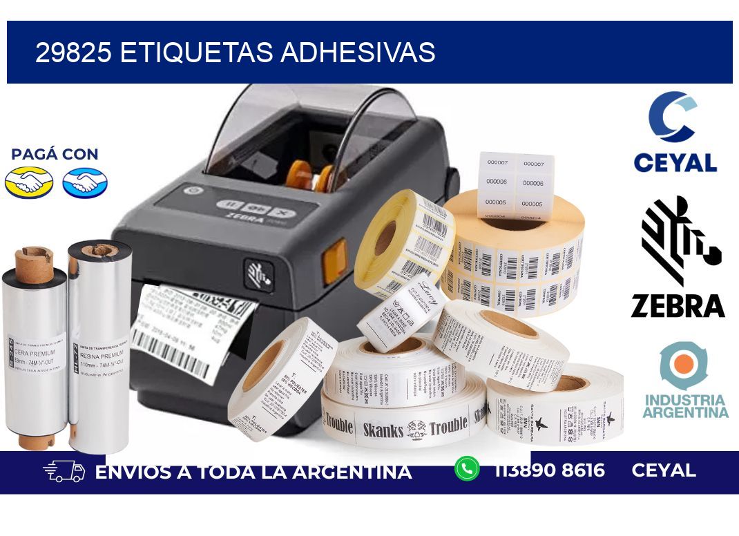 29825 ETIQUETAS ADHESIVAS