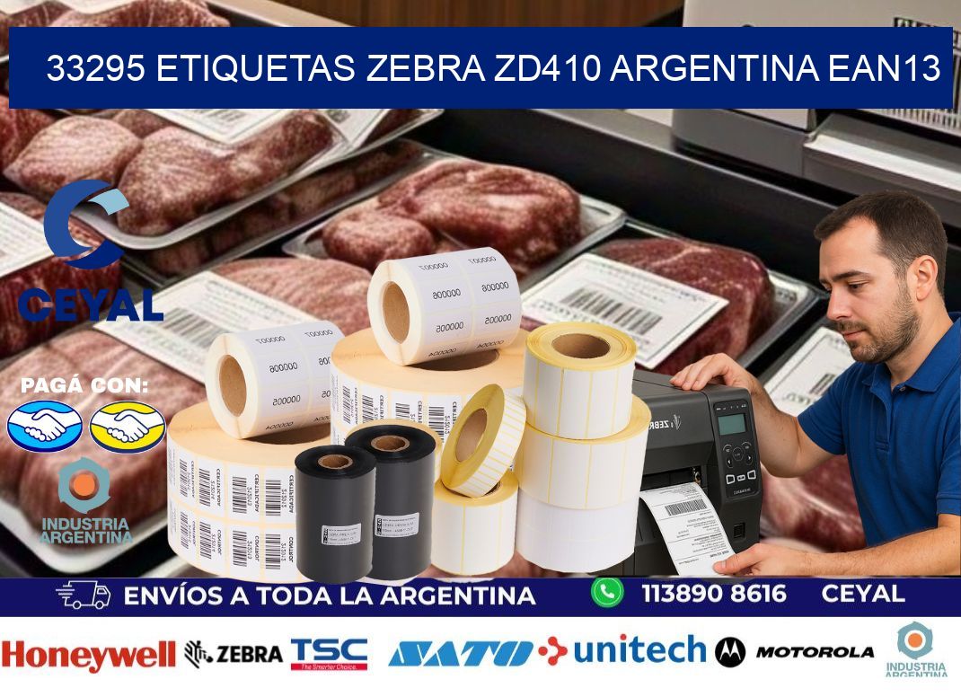 33295 etiquetas zebra zd410 argentina EAN13