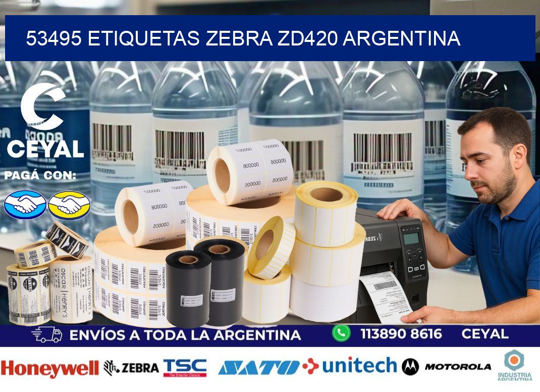 53495 etiquetas zebra zd420 argentina