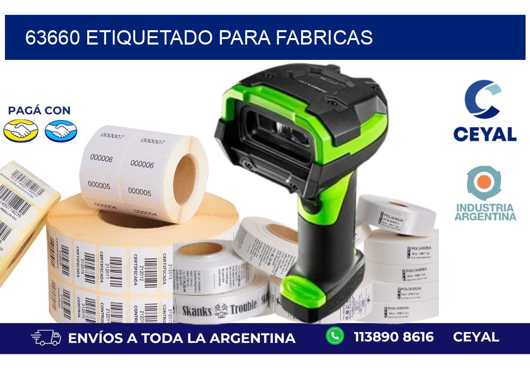 63660 ETIQUETADO PARA FABRICAS