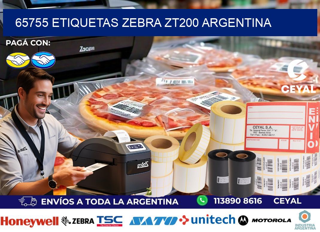 65755 etiquetas zebra zt200 argentina